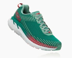 Hoka One One Women's Clifton 5 Walking Shoes Green - AU UMKB